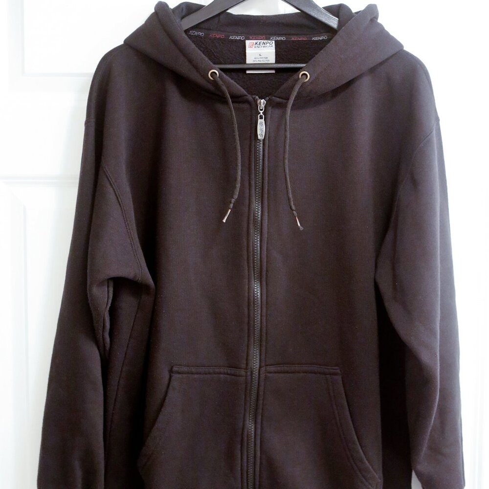 Kenpo Heavyweight Full-Zip Hooded Sweatshirt - Black - L